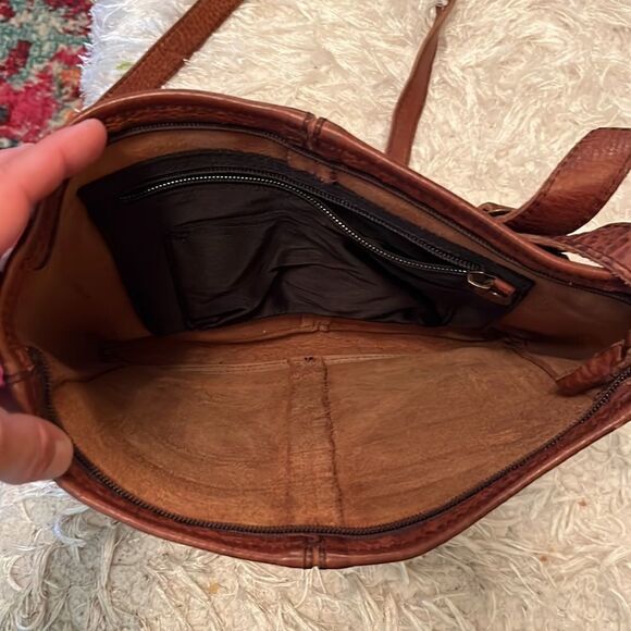 Duluth Trading Co Brown Leather Crossbody Bag - Picture 6 of 16